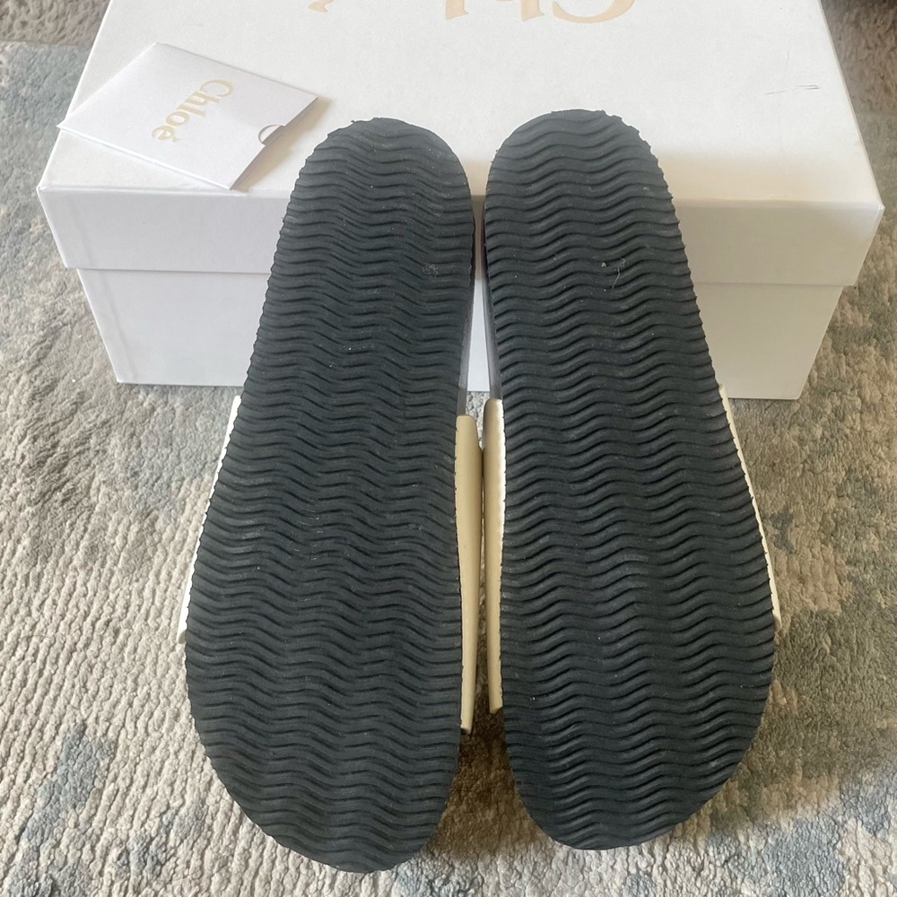 Chloe Ingrid Platform Sandals with Gold Buckle - Picture 12 of 12